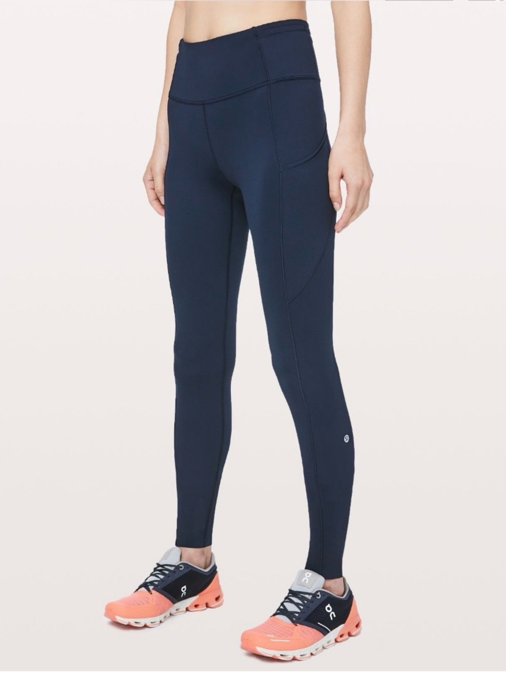 Lululemon Fast and Free Tight Midnight Sz 6 NWT